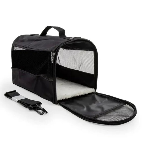 Vibrant Life PET CARRIER Small Guaranteed on-Board Soft-Sided Black, 16 lb Limit - Picture 5 of 10